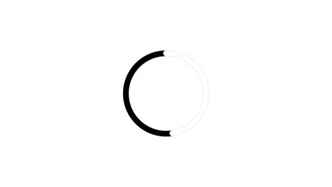 Circle Loading icon animation with background. Stock Footage 306557662