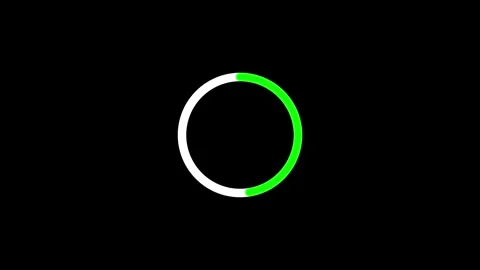 Circle Loading icon animation with background. Stock Footage 306557664