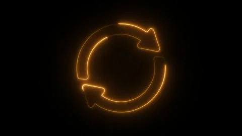 Circle loading icon animation. Vidéo 336628295