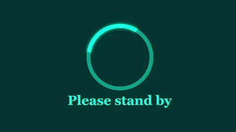 Circle loading icon animation, glowing circle bar loading animation. 스톡 동영상 336249992