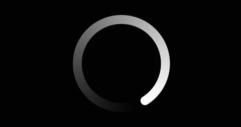 Circle Loading icon loop Stock Footage 138822376