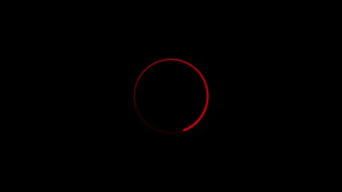 Circle loading icon loop out animation with white background . 4k video. Ci.. Stock Footage 309070520