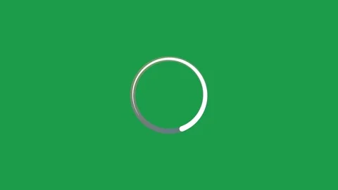 Circle loading icon loop out animation with white background . 4k video. Ci.. Stock Footage 309070531