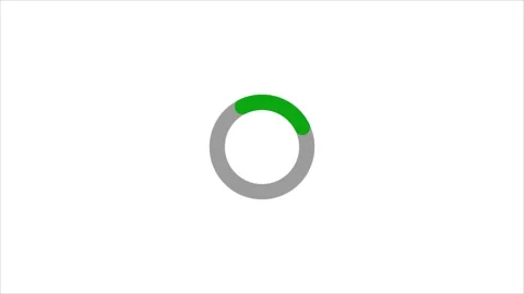 Circle Loading icon loop out animation.4K Video Loopable Preloader. Stock Footage 311761184