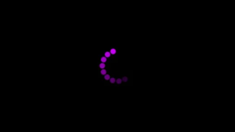 Circle Loading Icon Overlay | Seamless Spinner for UI &amp; All Devices Stock Footage 309409743