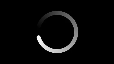 Circle loading icon on transparent backg... | Stock Video | Pond5