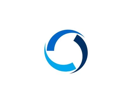 Circle logo and symbols Vector Stock Illustration