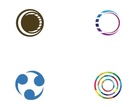 Circle logo and symbols Vector Stock Illustration