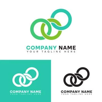 Circle logo design template. Stock Illustration