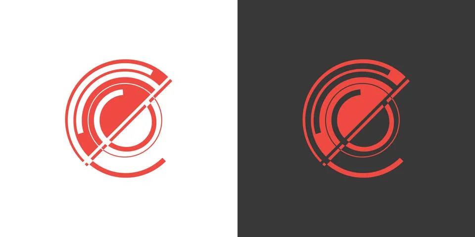 Circle logo, illustration, vector Illustration