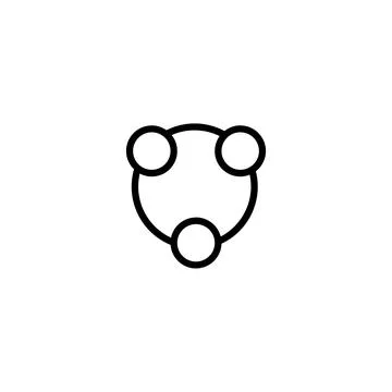 Circle, logo, shape, symbol, arts, design, icon Stock Illustration