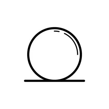 Circle, logo, shape, symbol, arts, design, icon Illustrazione stock