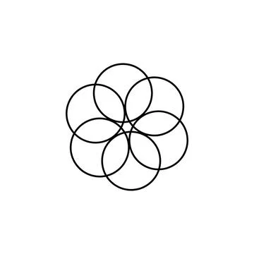 Circle, logo, shape, symbol, arts, design, icon 스톡 일러스트