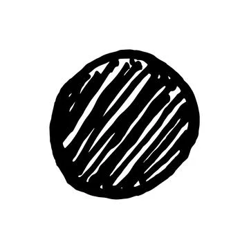 Circle, logo, shape, symbol, arts, design, icon Illustrazione stock