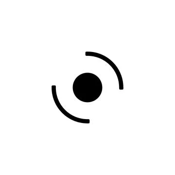 Circle, logo, shape, symbol, arts, design, icon Illustrazione stock