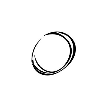 Circle, logo, shape, symbol, arts, design, icon Illustrazione stock