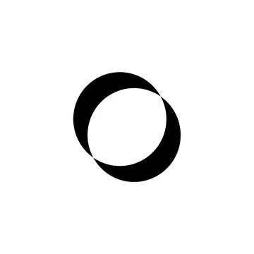 Circle, logo, shape, symbol, arts, design, icon Illustrazione stock