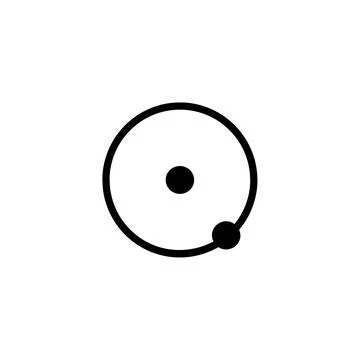 Circle, logo, shape, symbol, arts, design, icon Illustrazione stock