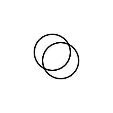 Circle, logo, shape, symbol, arts, design, icon Stock Illustration