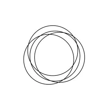 Circle, logo, shape, symbol, arts, design, icon 스톡 일러스트