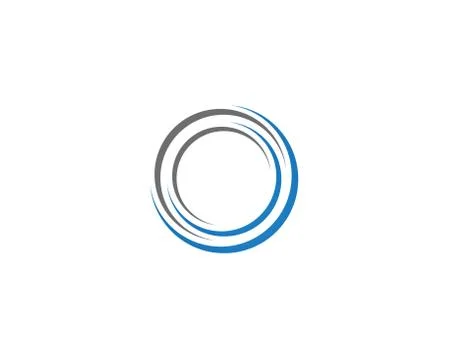 Circle logo vector templates Illustrazione stock