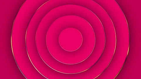 Circle Loop Animation Background Video, modern aesthetic Stock Footage 309725421