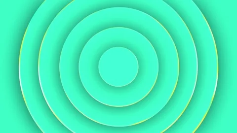 Circle Loop Animation Background Video, Modern Digital Aesthetic Stock Footage 309728619