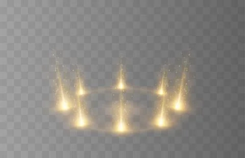 Circle magic light Stock Illustration