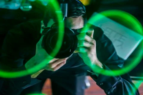 Circle Mirror Stock Photos