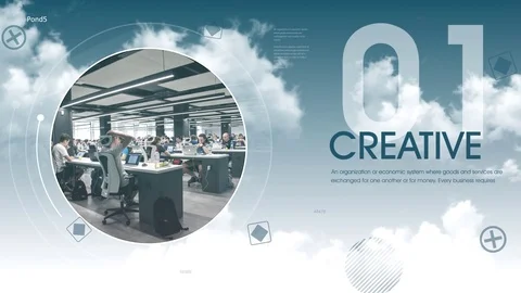 Circle Modern Corporate Promo Stock After Effects