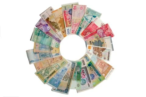 Circle money Stock Photos