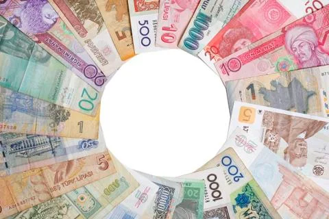 Circle money Stock Photos