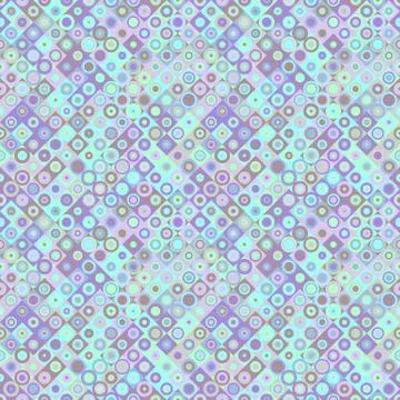 Circle mosaic pattern background - abstract vector graphic design Stock Illustration