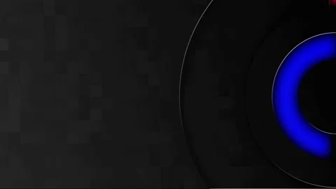 Circle Motion Background Loop, Red Blue Color Video Background Stock Footage 232386401