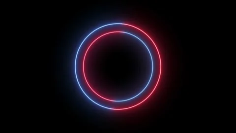 Circle neon glowing abstract animation 4K	 Stock Footage 277013970