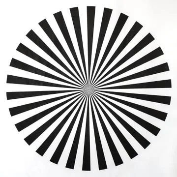 Circle optical illusion Stock Photos