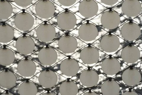 Circle or round shaped object, pattern and texture in lighting circle or r... Stock Photos