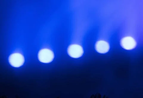 Circle or round shaped object, pattern and texture in lighting circle or r... Stock Photos