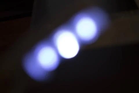 Circle or round shaped object, pattern and texture in lighting circle or r... Stock Photos