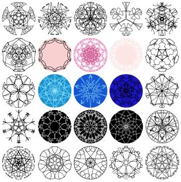 Circle ornament design Stock Illustration