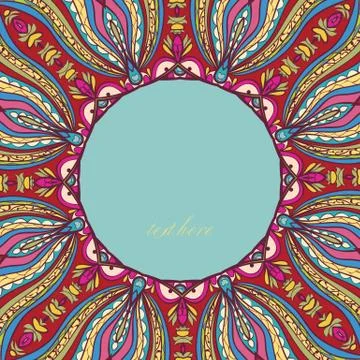 Circle ornament Stock Illustration