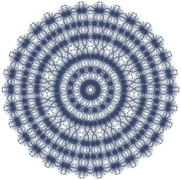 Circle ornament. Stock Illustration