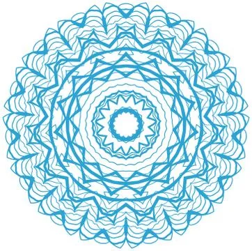 Circle ornament. Illustrazione stock