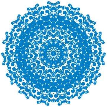 Circle ornament. Stock Illustration