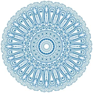 Circle ornament. Stock Illustration