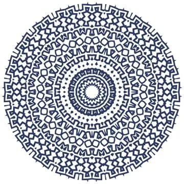 Circle ornament. Stock Illustration