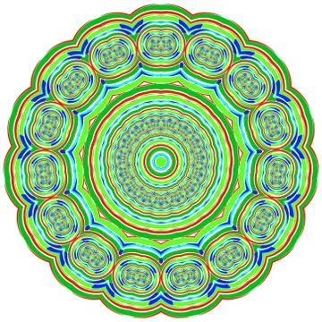 Circle ornament. Stock Illustration