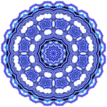 Circle ornament. Stock Illustration