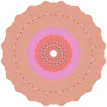 Circle ornament. Stock Illustration