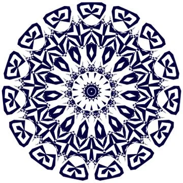 Circle ornament. Stock Illustration